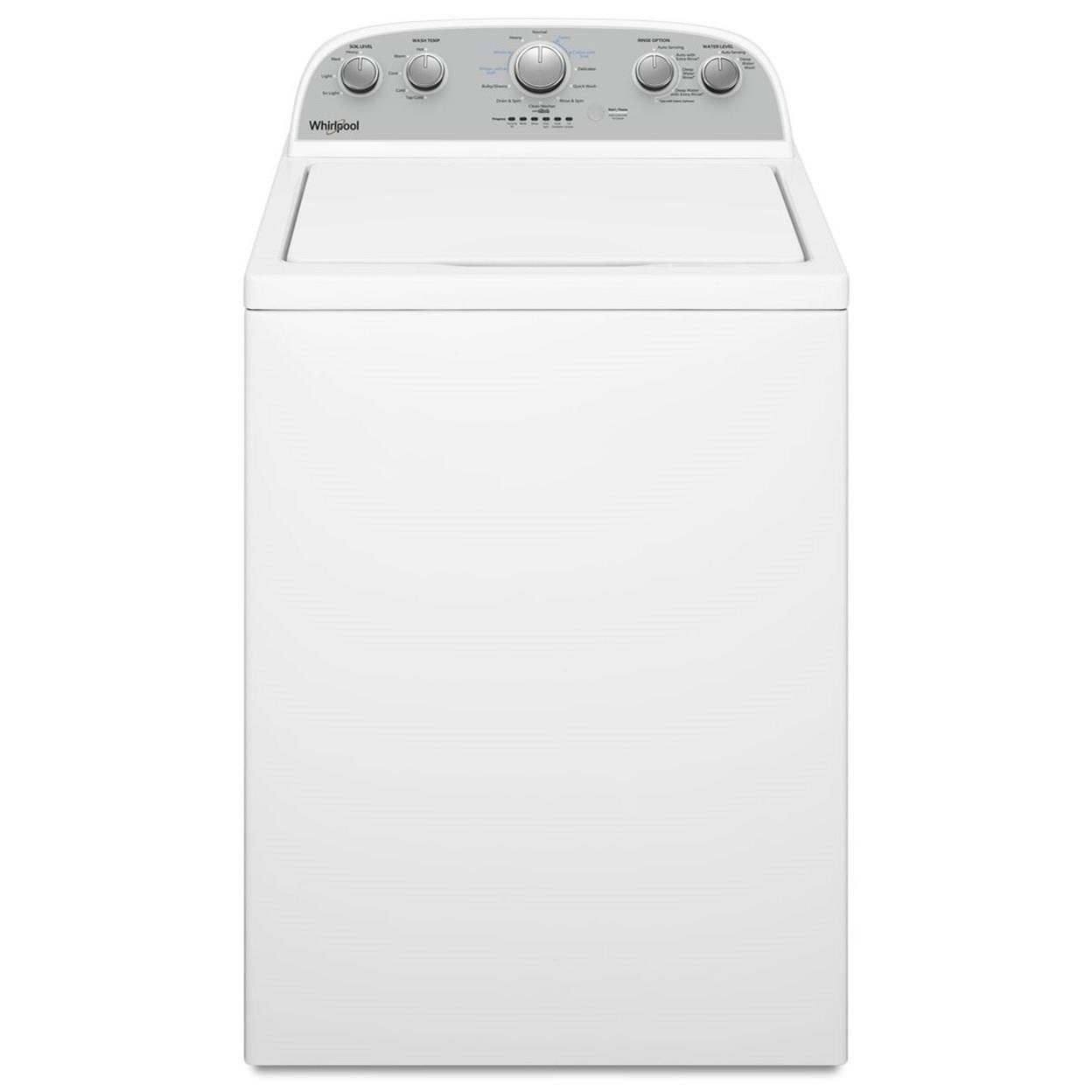 Whirlpool WTW4950HW 3.9 cu. ft. Top Load Washer with Soaking Cycles, 12